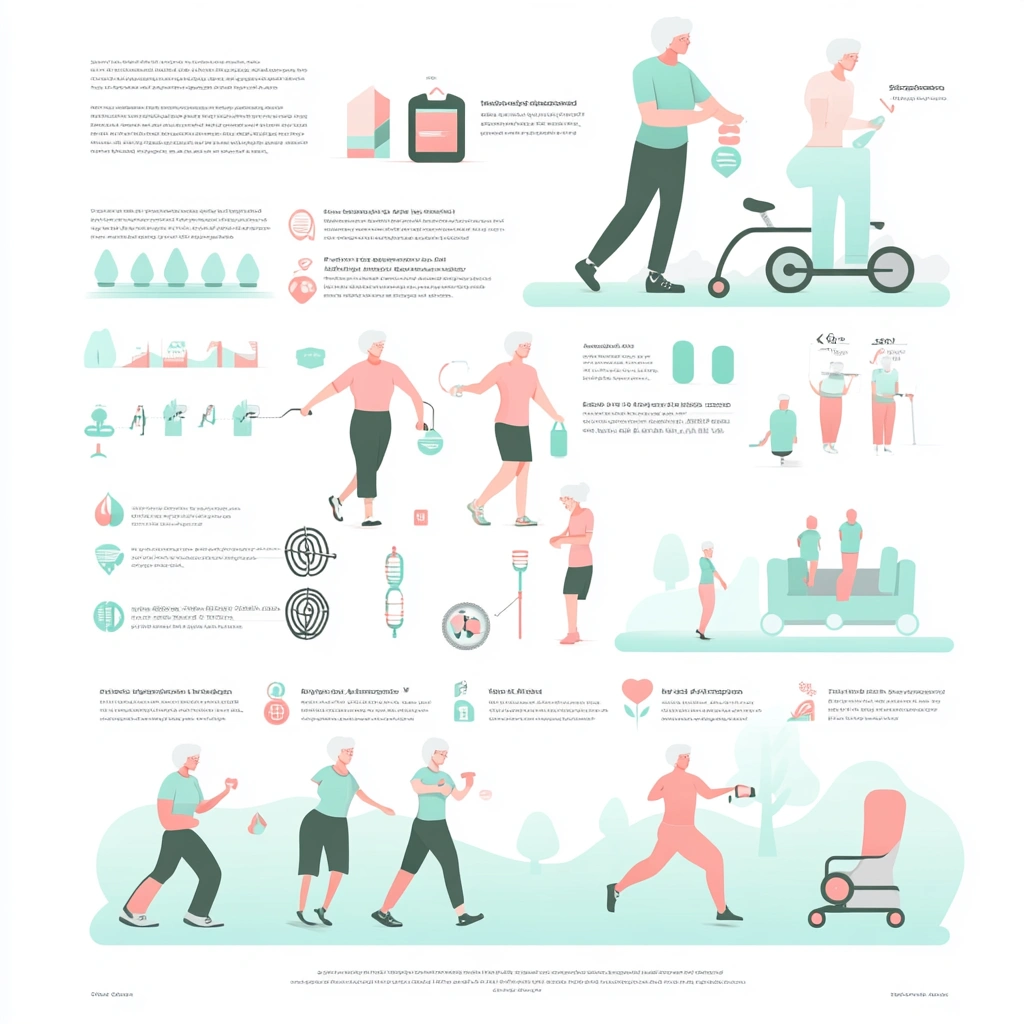 Інфографіка про користь фізичної активності в поважному віці